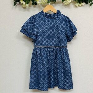 Janie and Jack • Blue Ruffle Dress